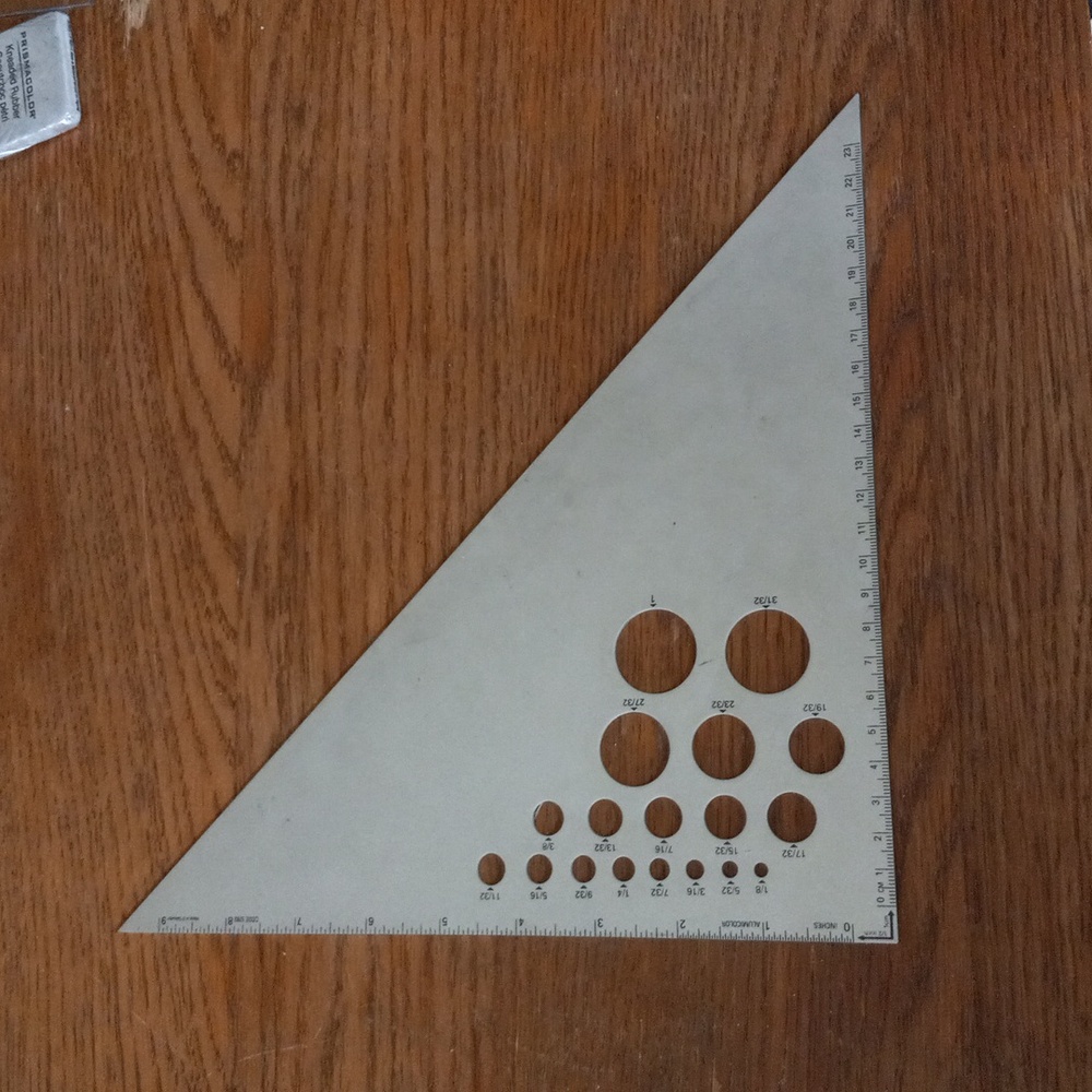 9 Inch Right Triangle Drafting Tool